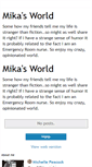 Mobile Screenshot of mikas-world.blogspot.com