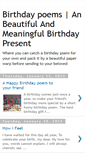 Mobile Screenshot of birthday---poems.blogspot.com