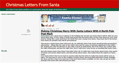 Desktop Screenshot of christmaslettersfromsanta.blogspot.com