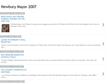 Tablet Screenshot of newburymayor2007.blogspot.com