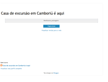 Tablet Screenshot of casadeexcursao01.blogspot.com