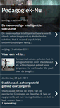 Mobile Screenshot of pedagogiek-nu.blogspot.com