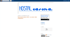 Desktop Screenshot of hostalcasona.blogspot.com