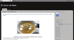 Desktop Screenshot of elrincondemazi.blogspot.com