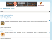 Tablet Screenshot of elrincondemazi.blogspot.com
