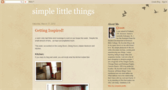 Desktop Screenshot of itsthesimplelittlethings.blogspot.com