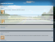 Tablet Screenshot of papiersciseaux.blogspot.com