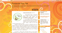 Desktop Screenshot of fundacionkauyak.blogspot.com