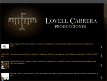 Tablet Screenshot of lovellcabrera.blogspot.com