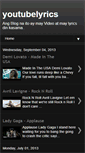 Mobile Screenshot of musicvideowlyrics.blogspot.com