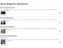 Tablet Screenshot of knutsbulgarianadventures.blogspot.com