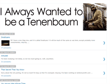 Tablet Screenshot of ialwayswantedtobeatenenbaum.blogspot.com