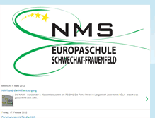 Tablet Screenshot of nms-schwechat.blogspot.com