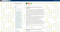 Desktop Screenshot of lubricants-oil.blogspot.com