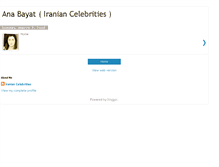 Tablet Screenshot of anabayatiraniancelebrities.blogspot.com