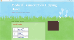 Desktop Screenshot of medicaltranscriptionhelpinghand.blogspot.com