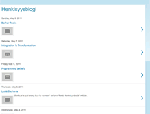Tablet Screenshot of henkisyysblogi.blogspot.com