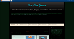 Desktop Screenshot of frivgamesonline.blogspot.com