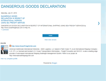 Tablet Screenshot of dangerous-goods-declaration.blogspot.com