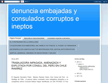 Tablet Screenshot of denunciaconsulescorruptos.blogspot.com