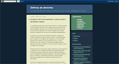 Desktop Screenshot of denunciasydefensa.blogspot.com