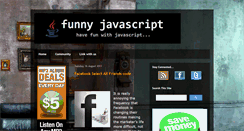 Desktop Screenshot of funnyjavascript.blogspot.com