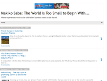 Tablet Screenshot of makiko-saba.blogspot.com