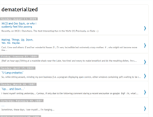 Tablet Screenshot of dematerialized.blogspot.com