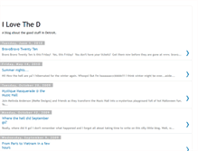 Tablet Screenshot of ilovethed.blogspot.com