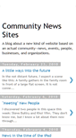 Mobile Screenshot of communitynewssites.blogspot.com