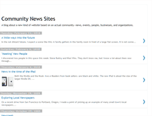 Tablet Screenshot of communitynewssites.blogspot.com