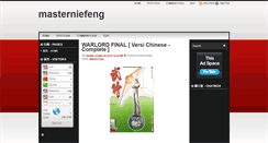 Desktop Screenshot of masterniefeng2u.blogspot.com