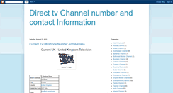 Desktop Screenshot of directtvnumber.blogspot.com