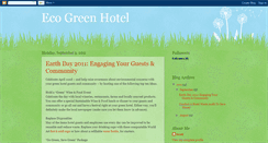Desktop Screenshot of ecogreenhotels.blogspot.com