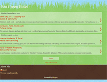 Tablet Screenshot of ecogreenhotels.blogspot.com