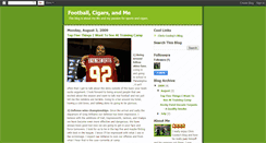 Desktop Screenshot of footballcigarsandme.blogspot.com