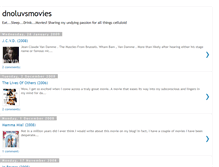 Tablet Screenshot of dnoluvsmovies.blogspot.com
