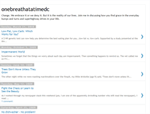 Tablet Screenshot of onebreathatatimedc.blogspot.com