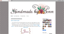 Desktop Screenshot of handmadebyjenn.blogspot.com