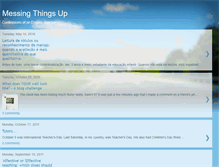 Tablet Screenshot of messingthingsup.blogspot.com