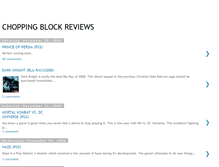 Tablet Screenshot of choppingblockreviews.blogspot.com