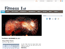 Tablet Screenshot of fit1st.blogspot.com