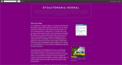 Desktop Screenshot of michele-dysautonomianormal.blogspot.com