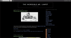 Desktop Screenshot of incrediblemrlimpet.blogspot.com