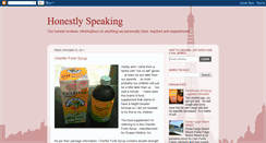 Desktop Screenshot of honestly-speaking.blogspot.com