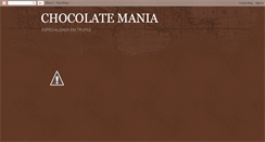 Desktop Screenshot of chocotrufasmania.blogspot.com