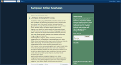 Desktop Screenshot of myarticles-artikelkesehatan.blogspot.com
