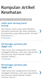 Mobile Screenshot of myarticles-artikelkesehatan.blogspot.com