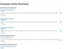 Tablet Screenshot of myarticles-artikelkesehatan.blogspot.com