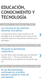 Mobile Screenshot of educacionconocimientoytecnologia.blogspot.com